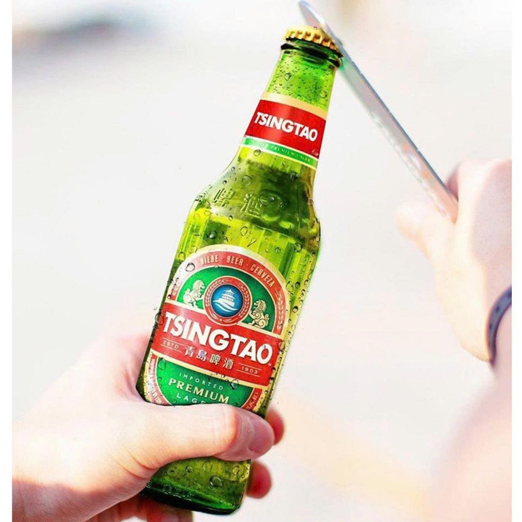 Bia Tsingtao bia Thanh Đảo chai 330ml 5%- Combo 6 chai-- Thùng 24 chai - xuất xứ Trung Quốc