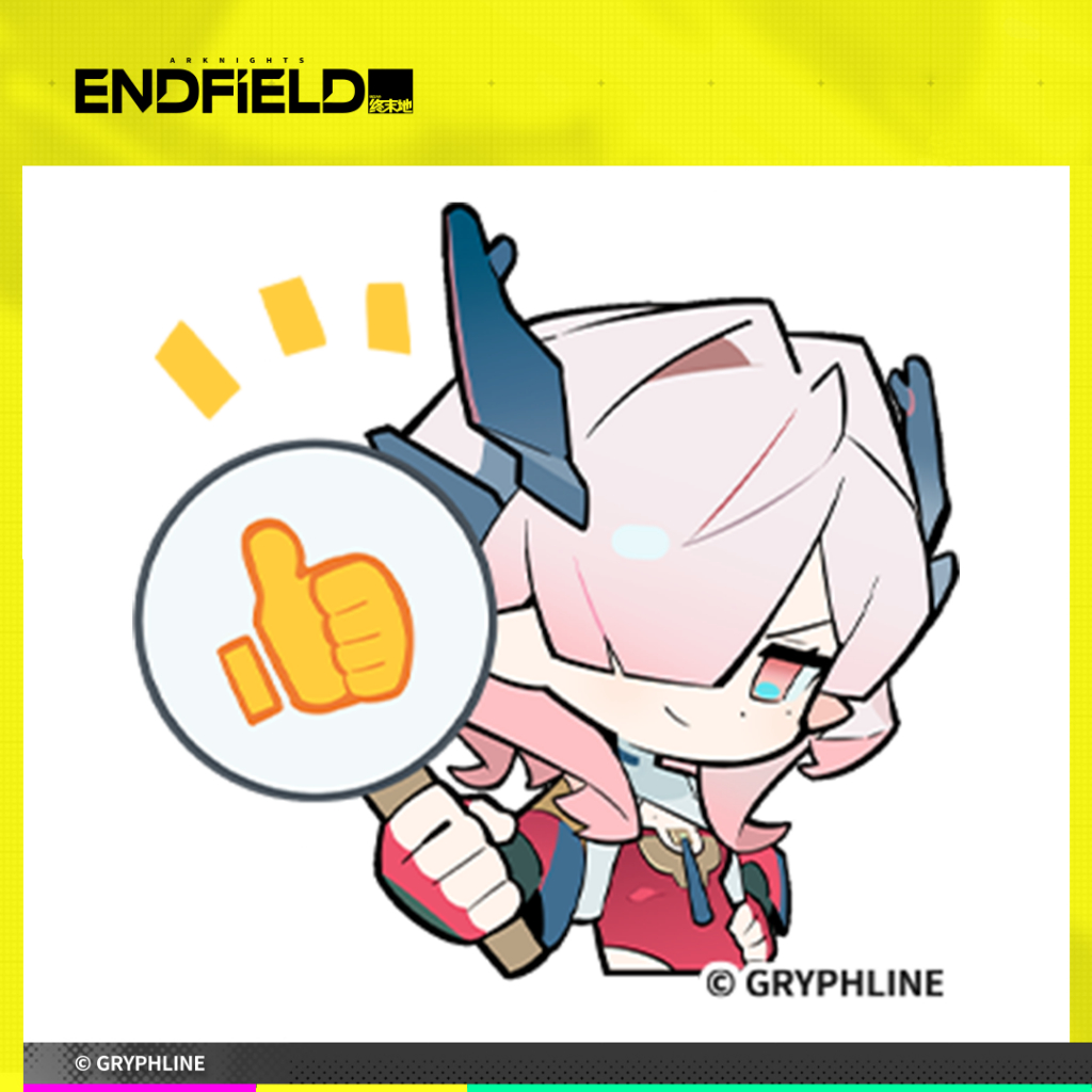 Sticker Arknights Endfield - Hình dán Mi Fu và Camille