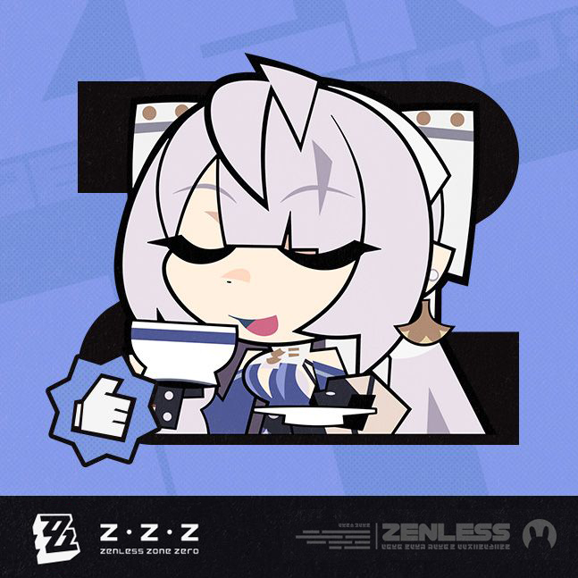 Sticker Zenless Zone Zero - Hình dán Velina, Norma và Pyrois (6 hình)