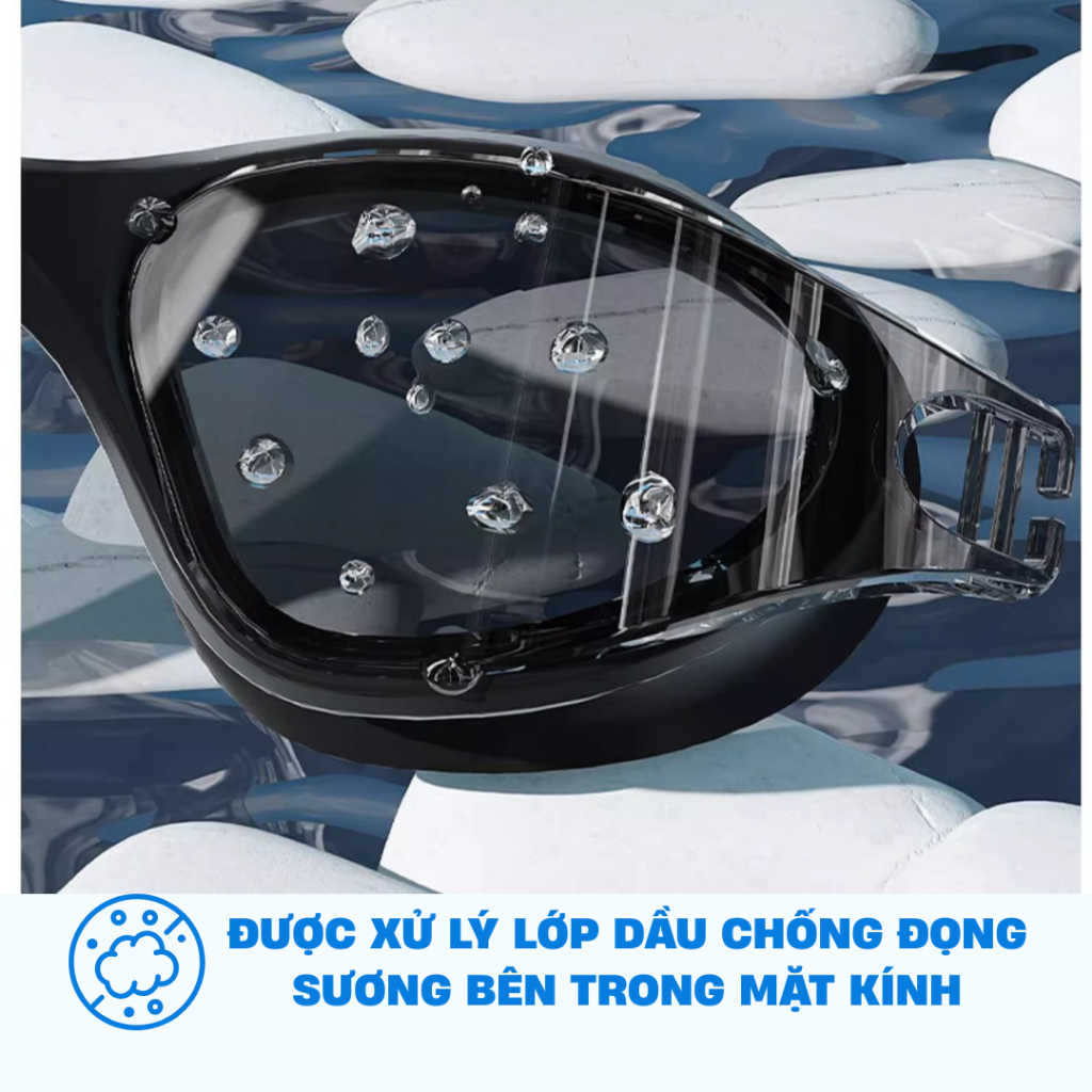 Set Kính bơi cùng nón mũ bơi nam nữ người lớn chính hãng YOUYOU cản tia UV chống mờ sương Yuripromax | BigBuy360 - bigbuy360.vn