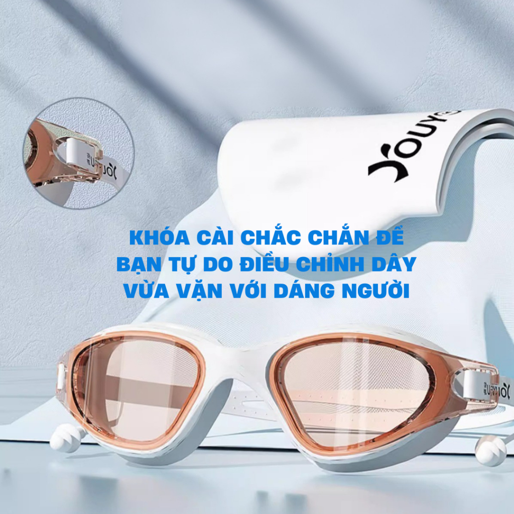 Set Kính bơi cùng nón mũ bơi nam nữ người lớn chính hãng YOUYOU cản tia UV chống mờ sương Yuripromax | BigBuy360 - bigbuy360.vn