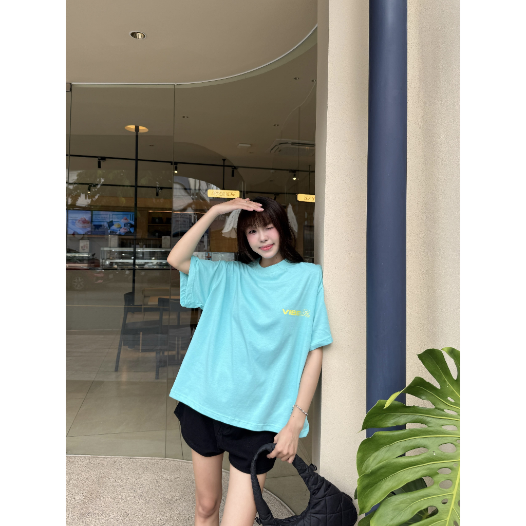 Áo Thun Local Brand VIBESTU " Logo Vibestu ART&GRAPHIC " Áo Thun Boxy Form Rộng å 250Gsm Cotton | BigBuy360 - bigbuy360.vn