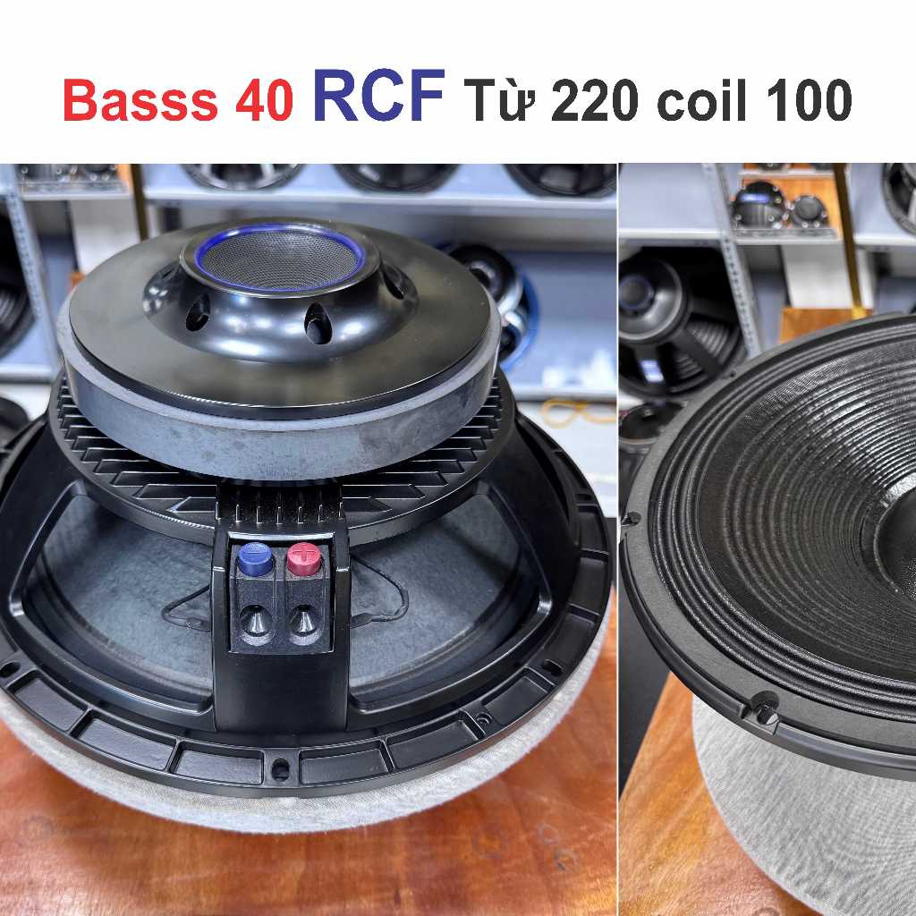 Bass 40 RCF từ 220 coil 100