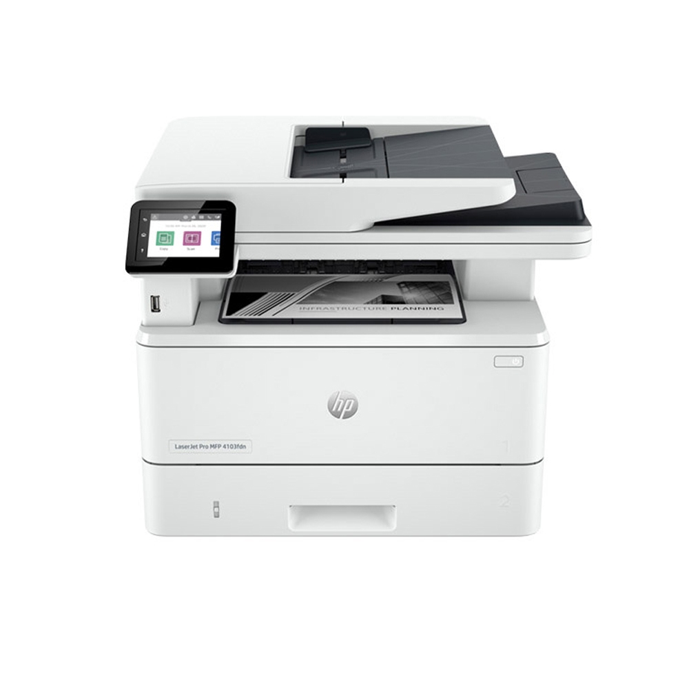Máy in laser đa năng HP MFP 4103FDN - 2Z628A (In Copy scan 2 mặt, Fax ) - Hàng chính hãng