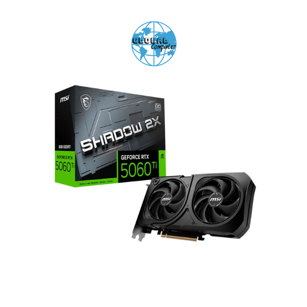 Card màn hình Msi GeForce RTX 5060 Ti 8G SHADOW 2X OC PLUS 8GB GDDR7 (G506T-8S2CP)