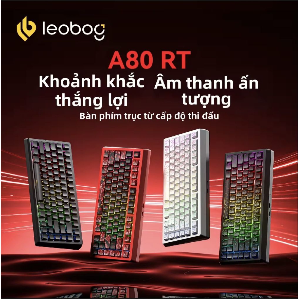 Bàn Phím Cơ LEOBOG A80RT HE 75% Rapid Trigger | Hall Effect Magnetic Switch | RGB |