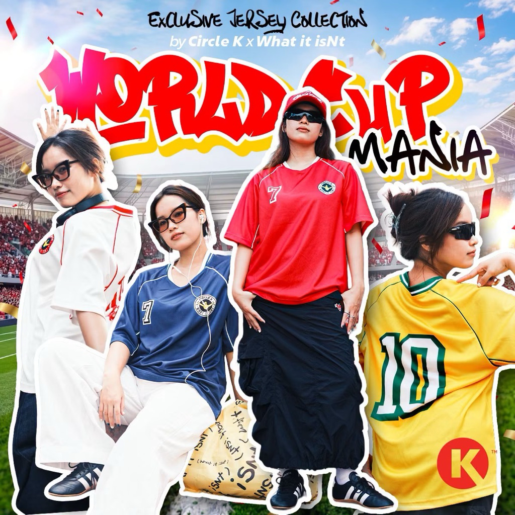 Circle K × What it isNt. Limited Release: Áo thun thể thao Circle K