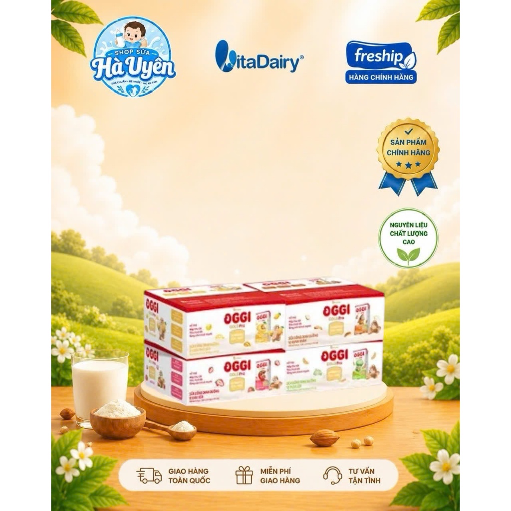 Sữa Oggi Gold Pro Trái Cây 110ml  24 hộp