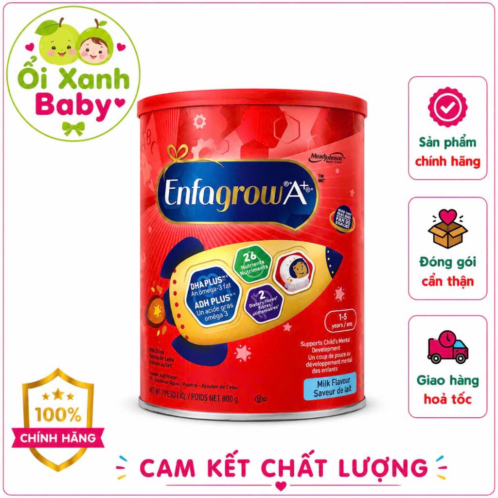 Sữa Enfagrow Canada A+ vị Milk Vani 907g cho bé 1-5 tuổi