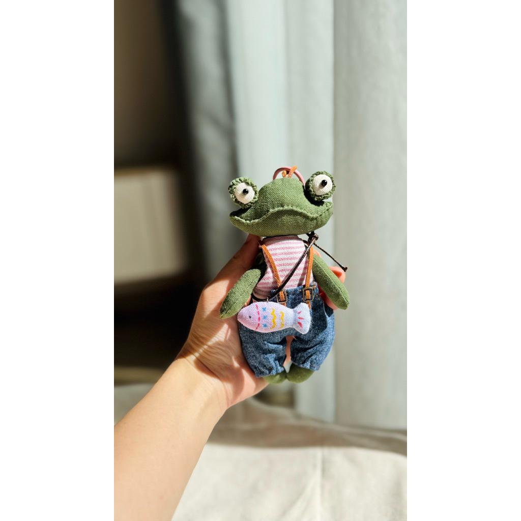 Móc khoá handmade ếch Hamon - E01