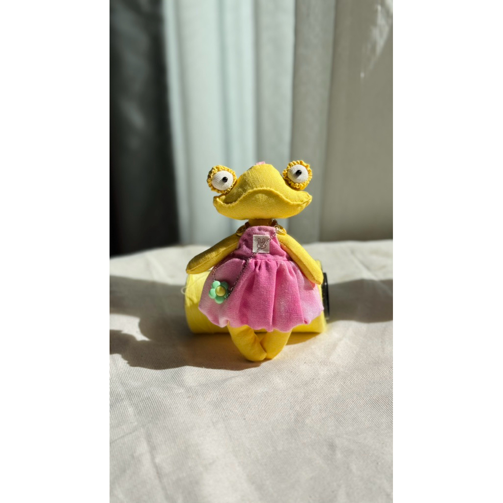 Móc khoá quà tặng ếch handmade - E02