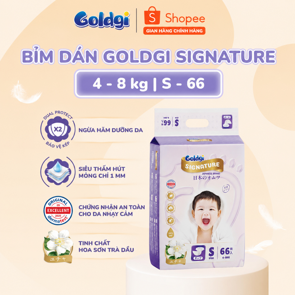 Goldgi signature/premium/goldgi/gooby x5 đủ size cho bé