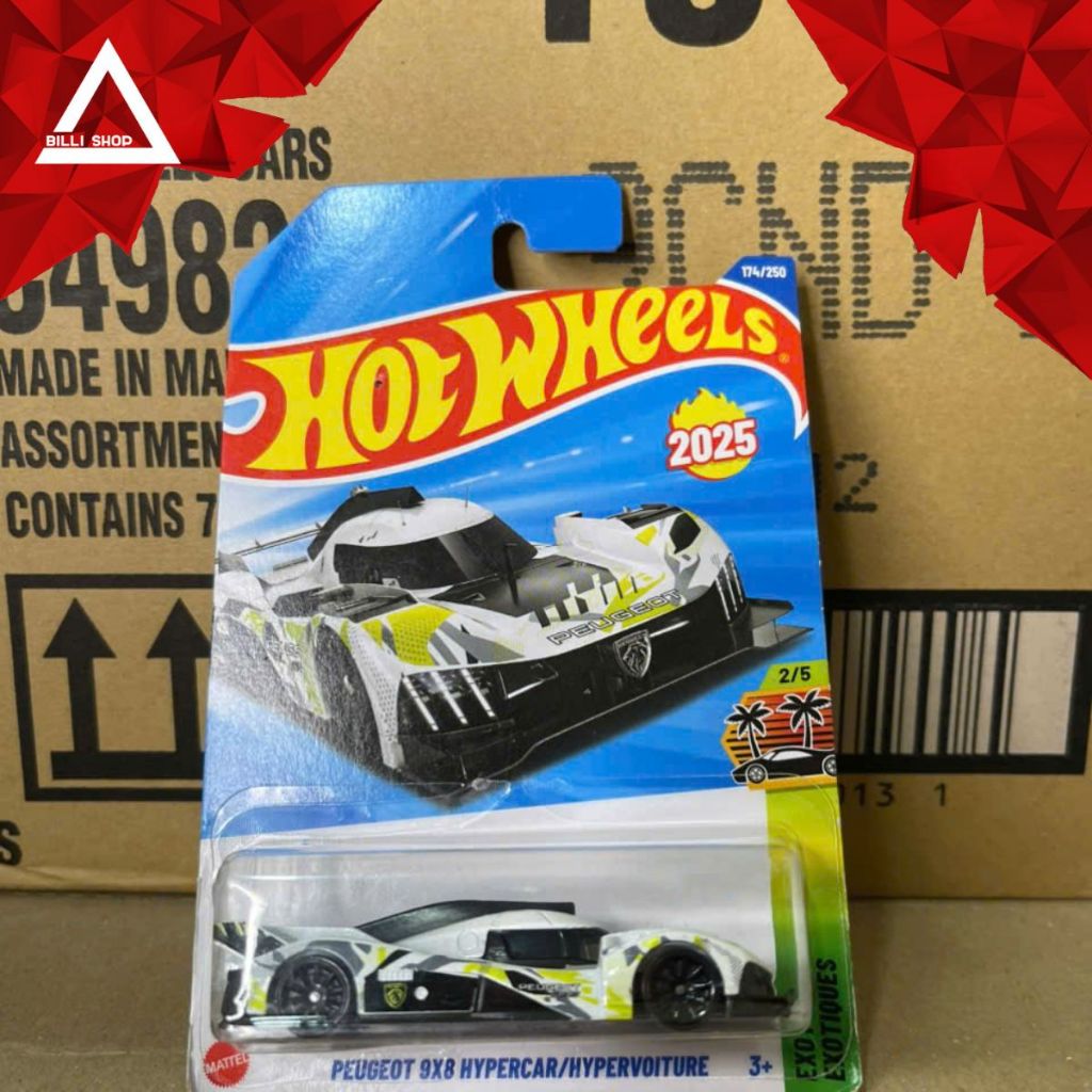 Xe mô hình Hot Wheels Peugeot 9x8 Hypercar
