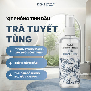 Xịt phòng tinh dầu tự nhiên KINKIT giúp thơm phòng, xua đuổi muỗi côn trùng, khử mùi