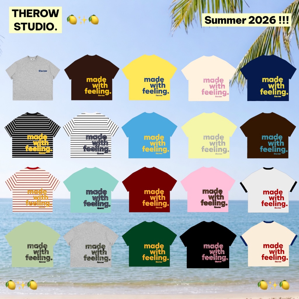 [ORDER Link 3] TR5 THEROW Áo Thun Boxy Local Brand Tay Ngắn Cotton 250gsm " FEELING " Áo Phông Forrm Rộng Unisex Nam Nữ | BigBuy360 - bigbuy360.vn