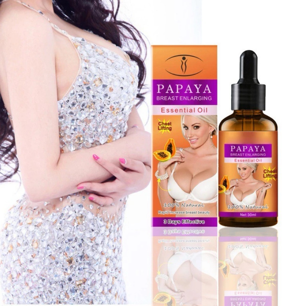 Tinh Dầu Nở Ngực PAPAYA Tăng Vòng 1 Hiệu Quả Tinh Khiết Tự Nhiên( Che Tên)