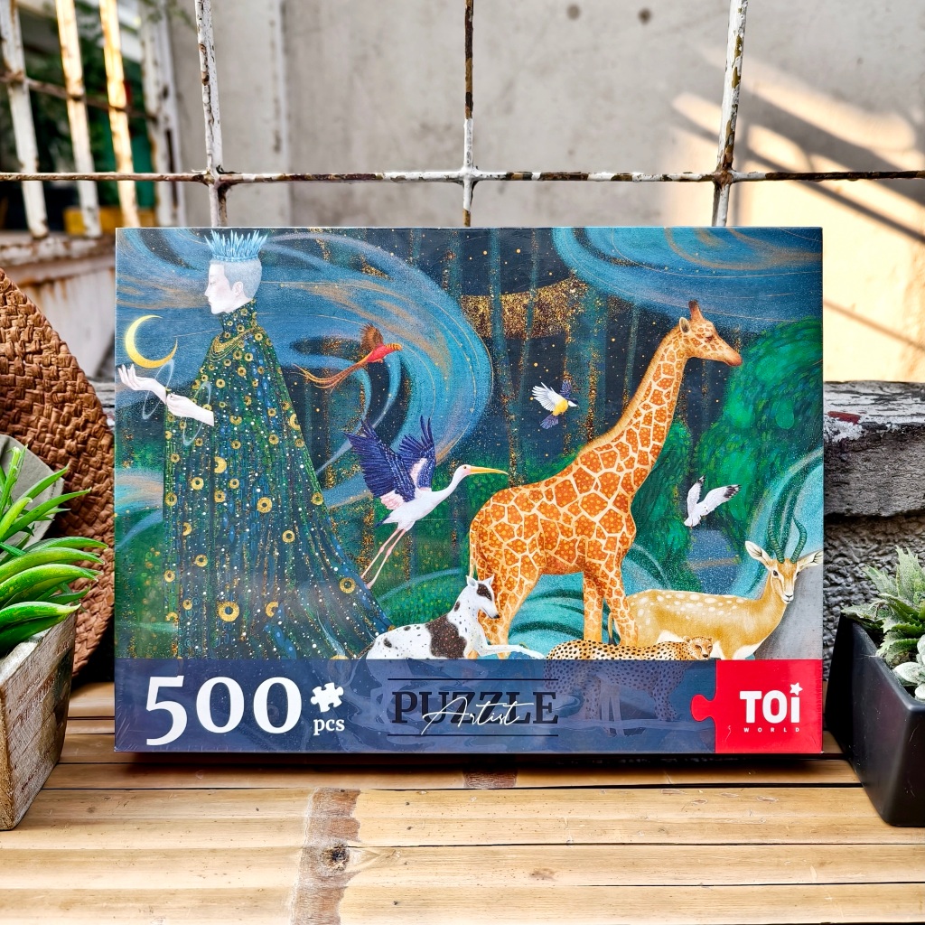 (Có sẵn) [Out-of-print] Tranh ghép hình puzzle 500 mảnh "Luna", TOI puzzle