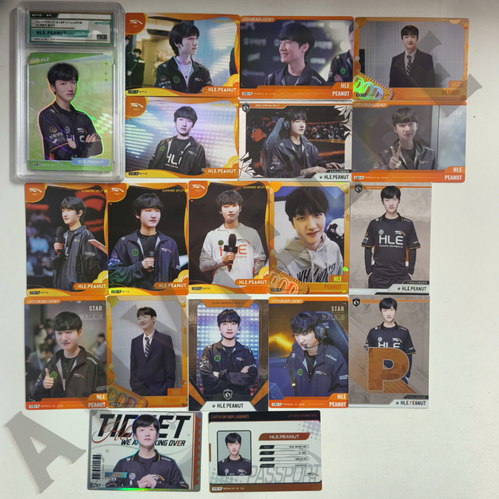 Card bo góc Peanut Buffun LCK HLE photocard chính hãng