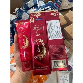 Có tem phụ] Sữa rửa mặt nhân Sâm Đỏ My Gold Hàn Quốc