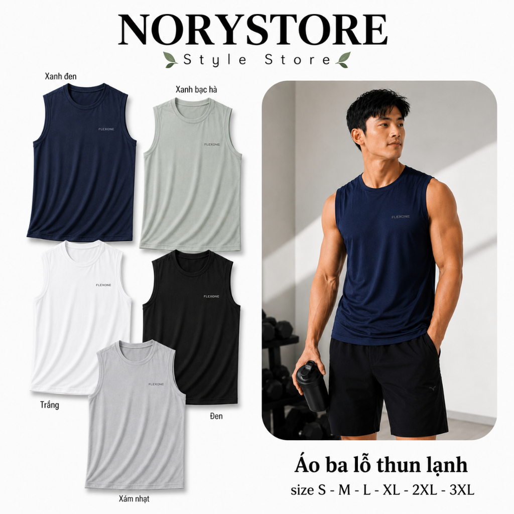 Áo Thun 3 Lỗ Tank Top Thun Lạnh