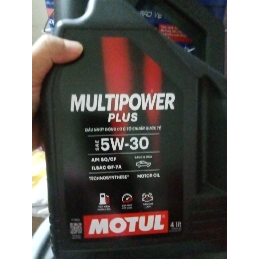 Dầu nhớt Motipower plus 10w40  và 5W30  dung tích 4 lít