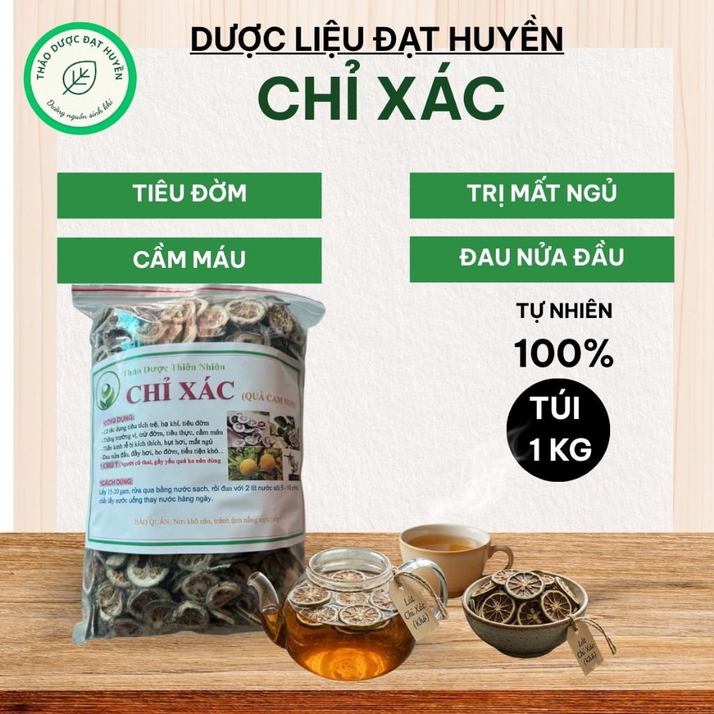 Chỉ Xác Khô 1kg Nguyên Chất | Dược Liệu Khô Chọn Lọc | Thảo Dược Đạt Huyền