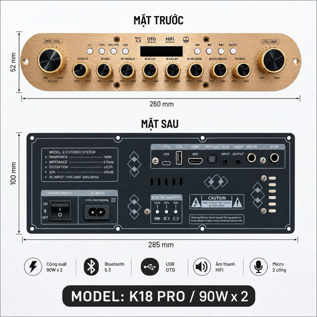 sản phẩm bo mạch  v122s mới và k18 pro