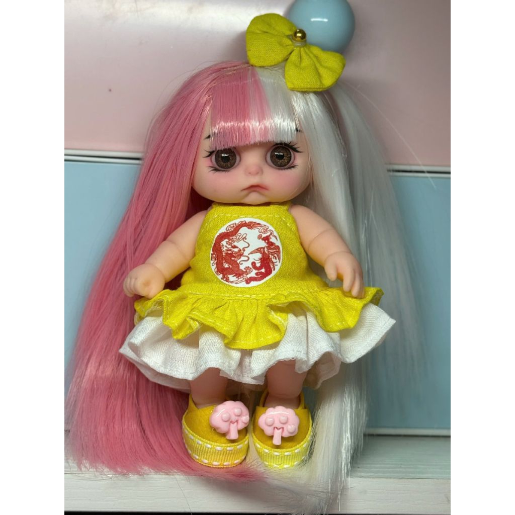 Búp bê 5in bé gái siêu xinh-doll 5in theo yêu cầu.( Tặng vòng tay)