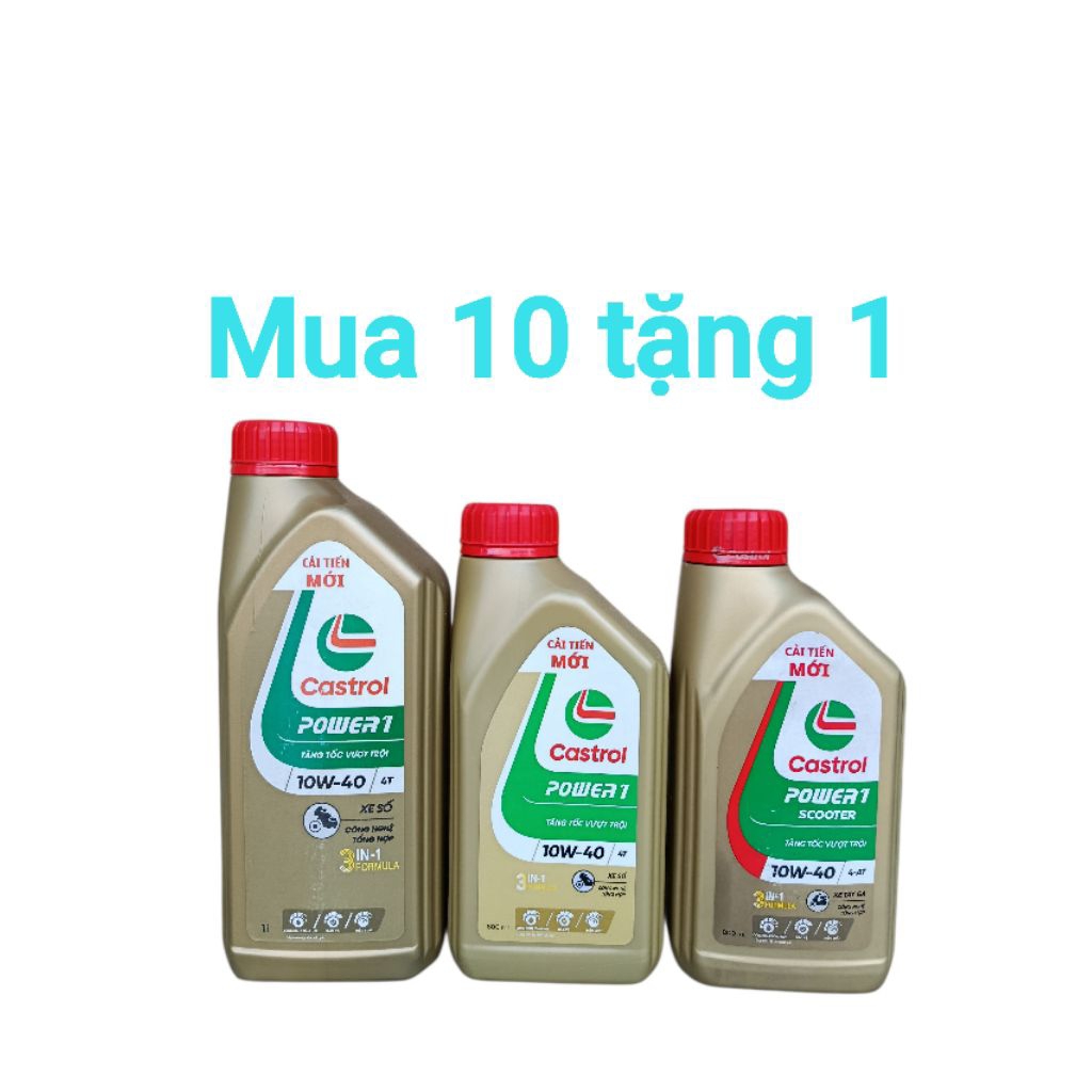Dầu nhớt Castrol power 1 số ga 0,8lit và 1lit......