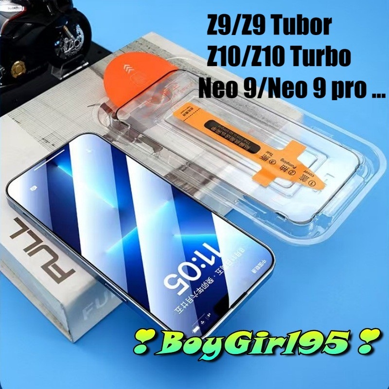 Kính cường lực có khung tự dán Vivo iqoo Z10 Turbo Z9 Turbo  Z9 turbo+ Z9X  iqoo 12 Neo 9 pro  Neo 9