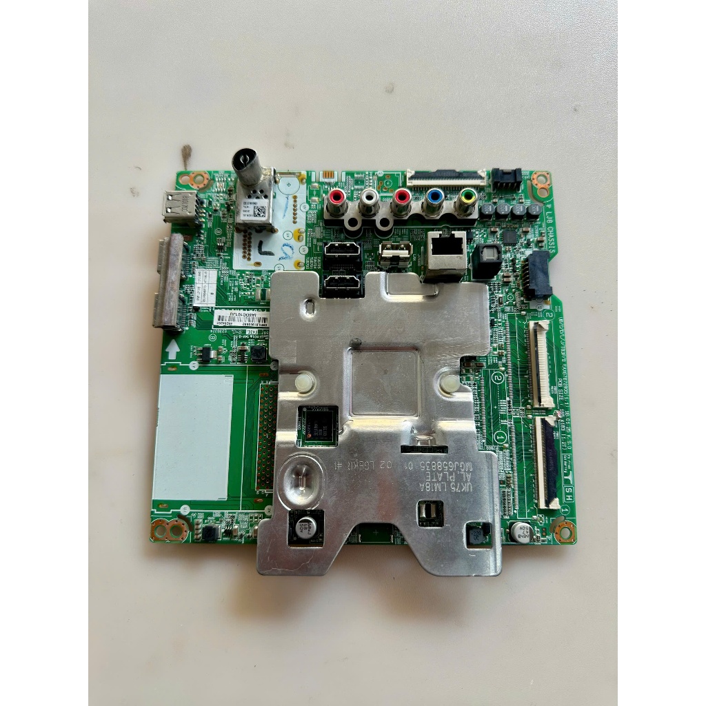 Bo main boar mạch linh kiện tivi tv LG - 43UK6540PTD nguồn, xử lý chung chính chủ khiển wifi cap