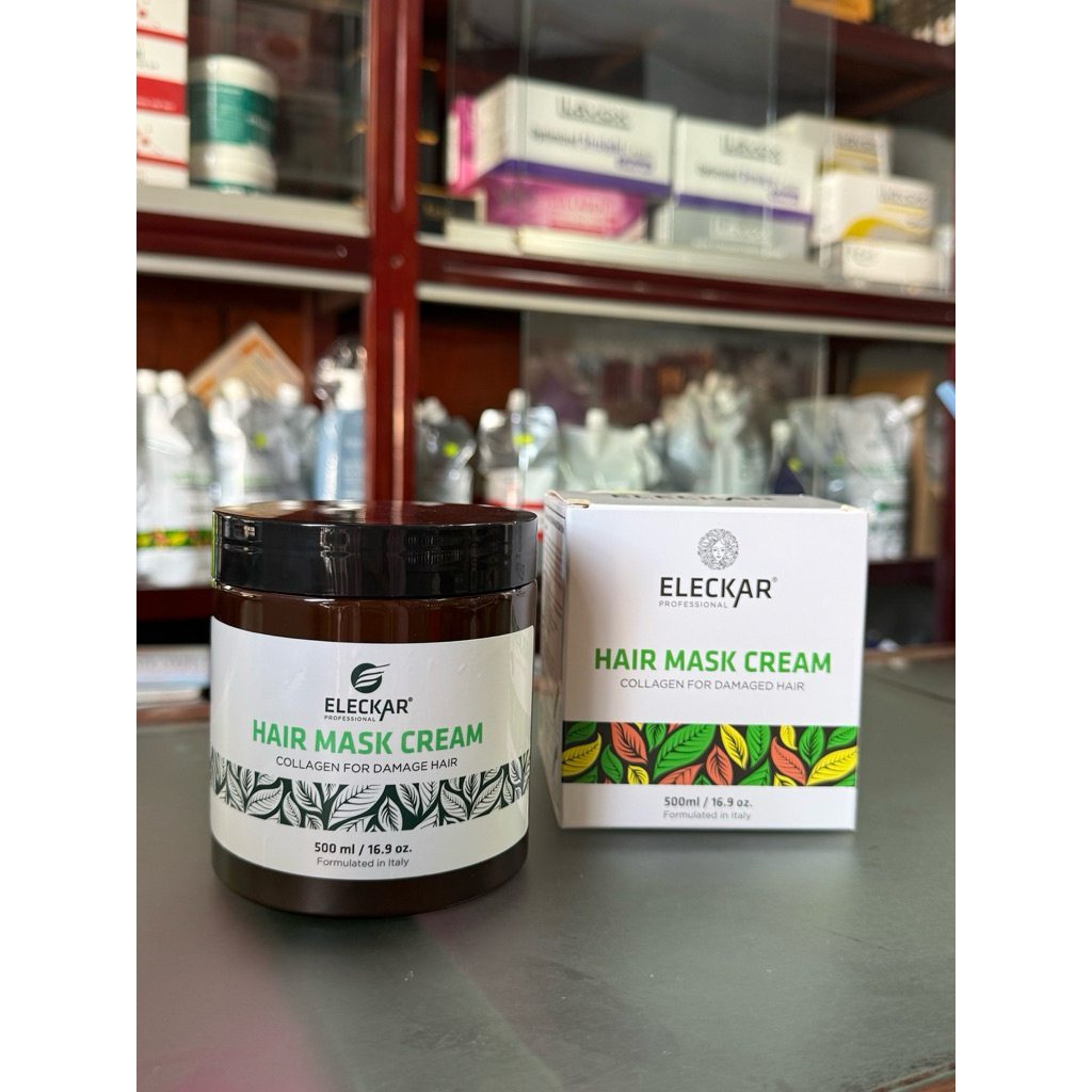 DẦU HẤP TÓC SIÊU MƯỢT ELECKAR 500ML , ELECKAR HAIR MASK CREAM