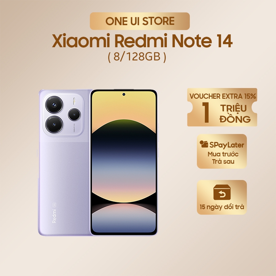 Điện thoại Xiaomi Redmi Note 14 (8/128GB)  - Chính hãng 100% - ONE UI STORE [hỏa tốc]