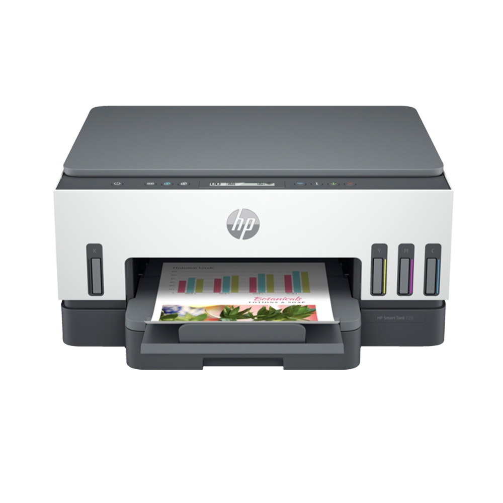 Máy In Phun Màu HP Smart Tank 720 All-in-One In Scan Copy Wifi In 2 Mặt Tự Động - Máy In Tốt