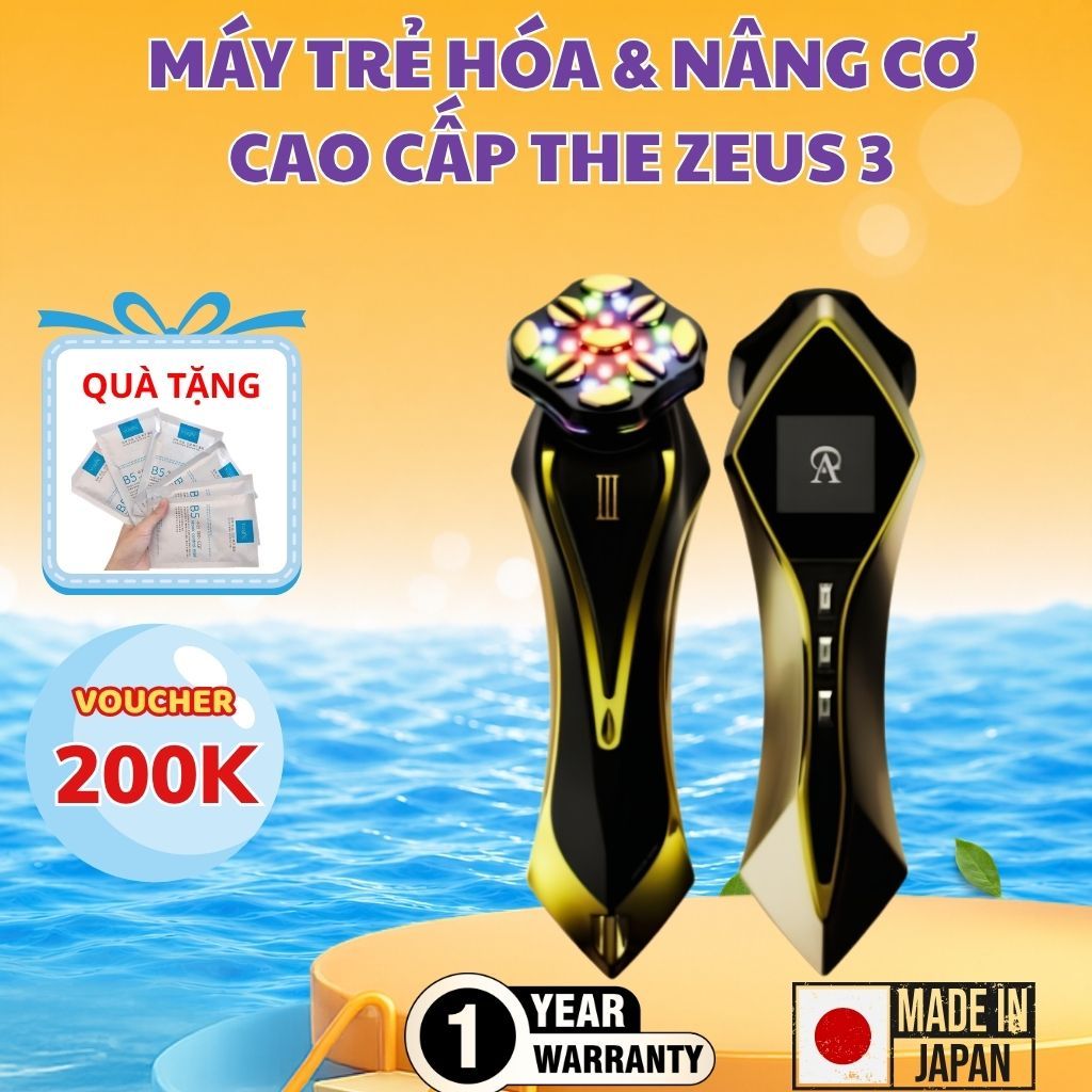Máy Nâng Cơ Mặt Công Nghệ Nhật Dr Arrivo The Zeus III HT Beauty