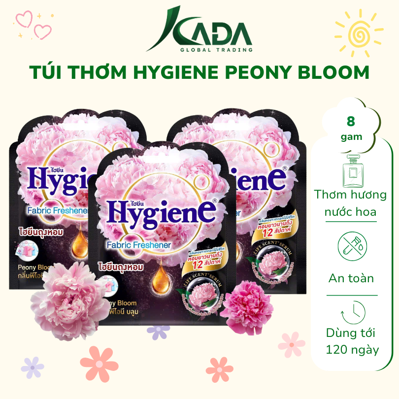 Túi Thơm Hygiene Treo Thơm Tủ Quần Áo, Nhà Vệ Sinh, Treo Xe Ô Tô, Khử Mùi Xe, Túi Thơm Hygiene Đen P