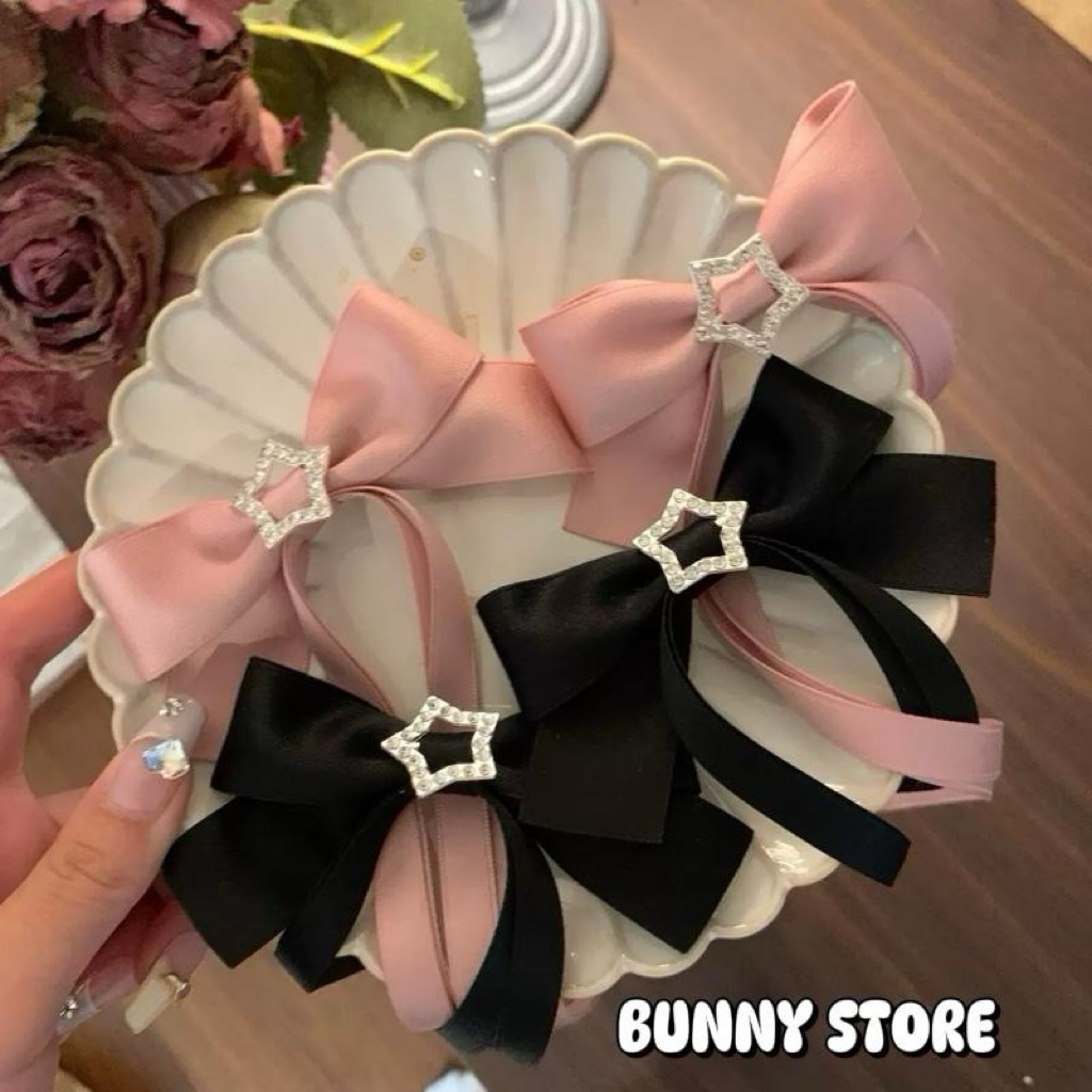 KẸP NƠ NGÔI SAO ĐÍNH ĐÁ - BUNNY STORE