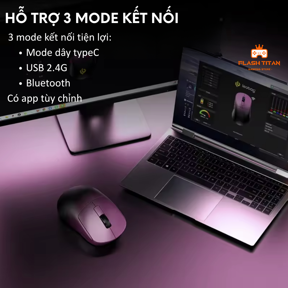 Chuột không dây Leobog GM5 - GM5 SE - GM5 PRO - Chuột gaming giá rẻ dùng cho PC, laptop | BigBuy360 - bigbuy360.vn