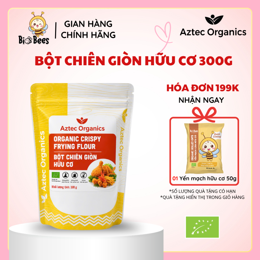 Bột Chiên Giòn Hữu Cơ Aztec Organic 300g