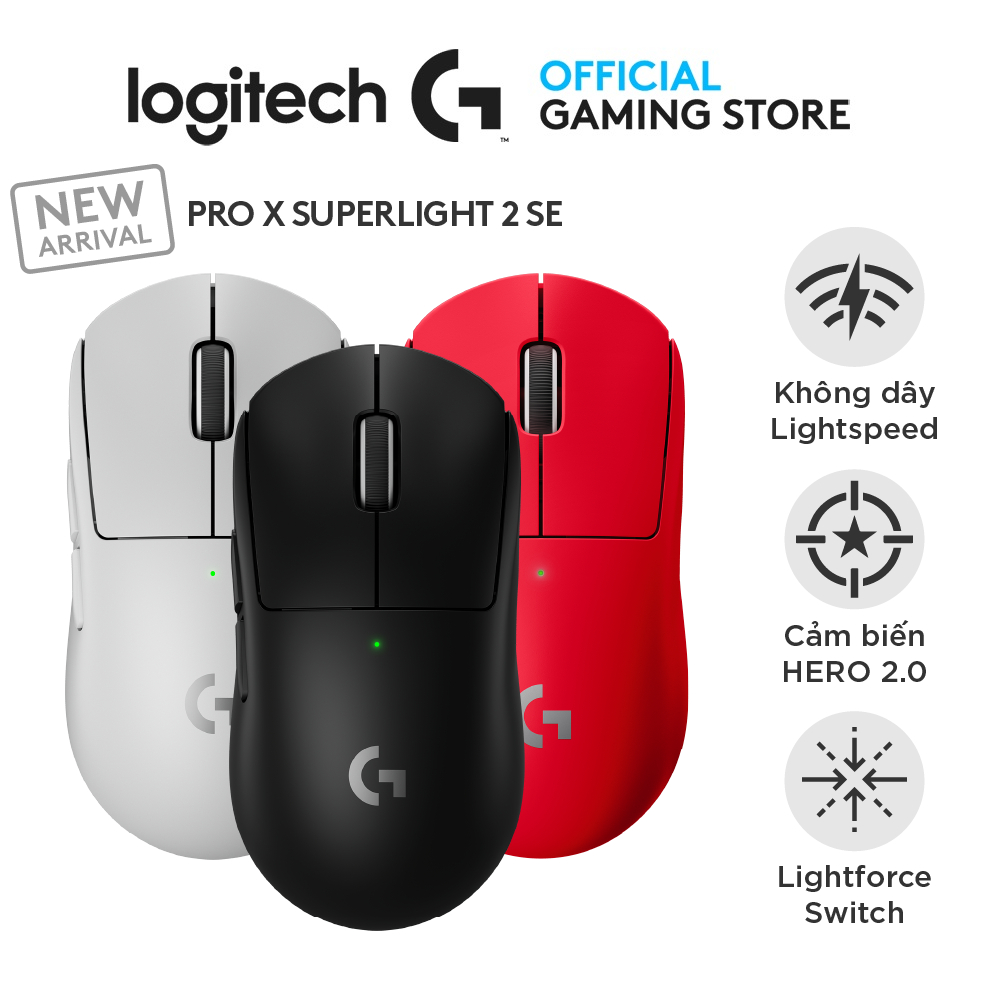Logitech G Pro X Superlight 2 SE Gaming Mouse - 60g Pro-Grade Mouse, USB-C