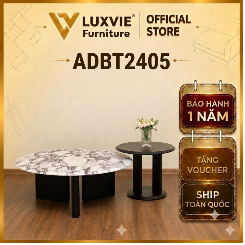 Bàn trà tròn ADBT2405