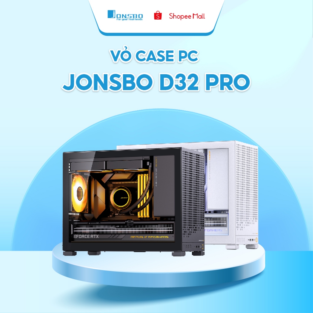 Vỏ Case PC JONSBO D32 PRO MESH Black