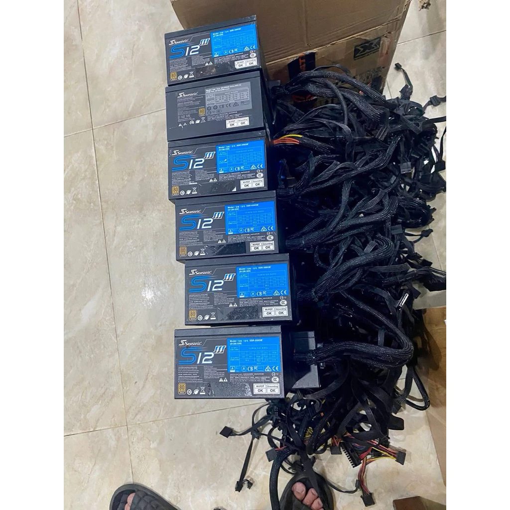 Nguồn máy tính Corsair CV650 - SeaSonic - Acbel Spower 400W, 500W, 510w, 600W (Chính hãng), Nguồn Cô