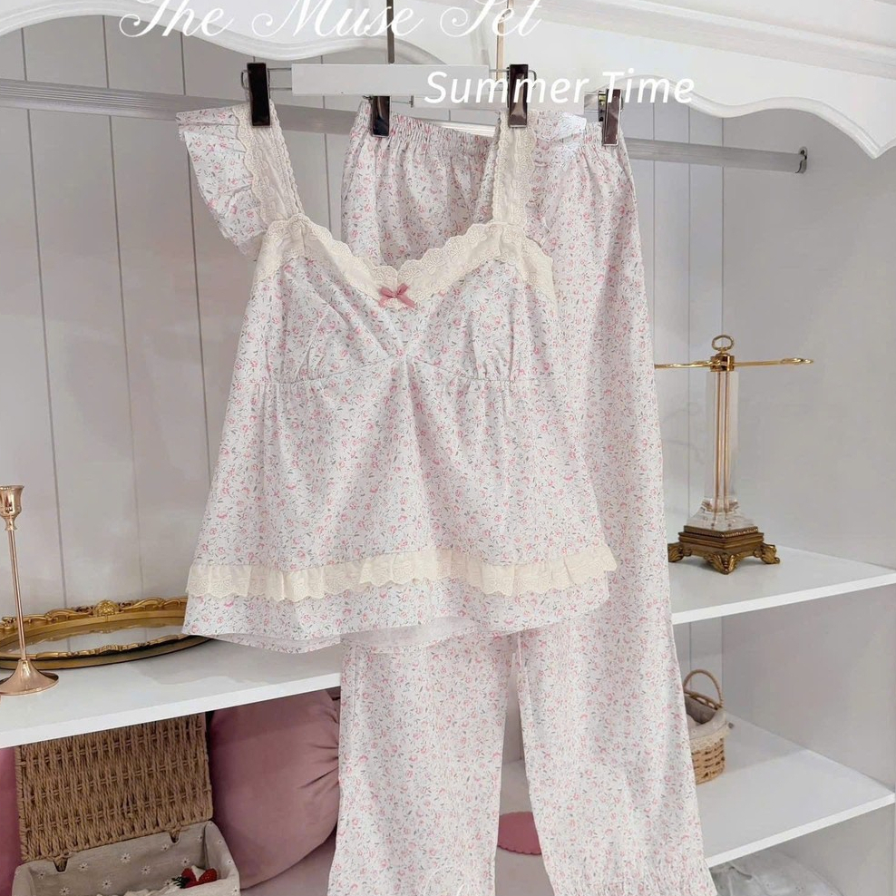 Set 2 dây quần dài 2DD10 Labellee thô cotton mềm mại thoáng mát