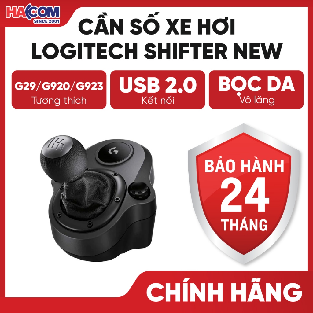 Cần số xe hơi Logitech Shifter New ( Dùng cho vô lăng G29,G920,G923) HACOM PC- bảo hành 12 tháng