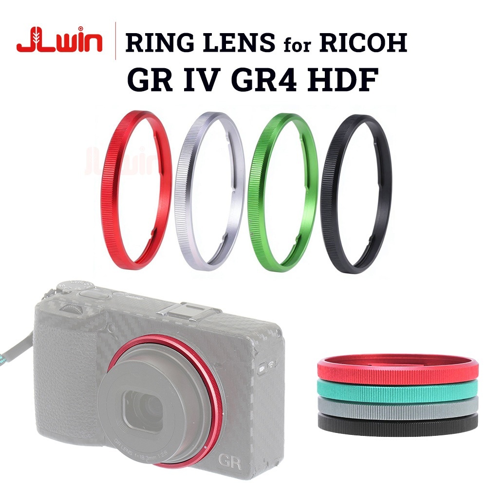 Decor trang trí máy ảnh Ricoh GR4 GR4x HDF GR IV Gr4 ring lens ring vòng ring gắn ống kính lens rico