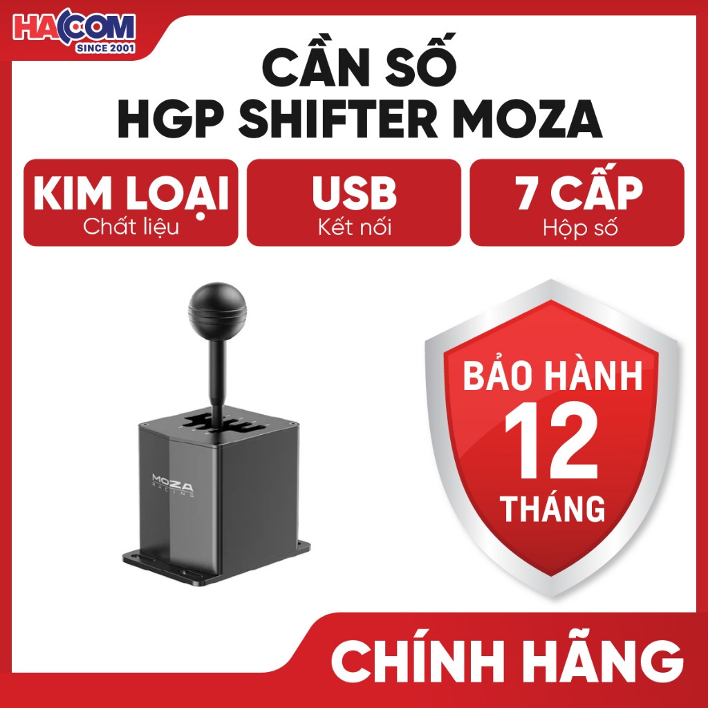 Hộp số gaming Moza HGP Shifter - Bảo Hành 12 Tháng HACOM PC