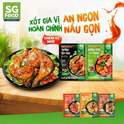 Xốt ướp gia vị thơm ngon tiện lợi SG Food 70g