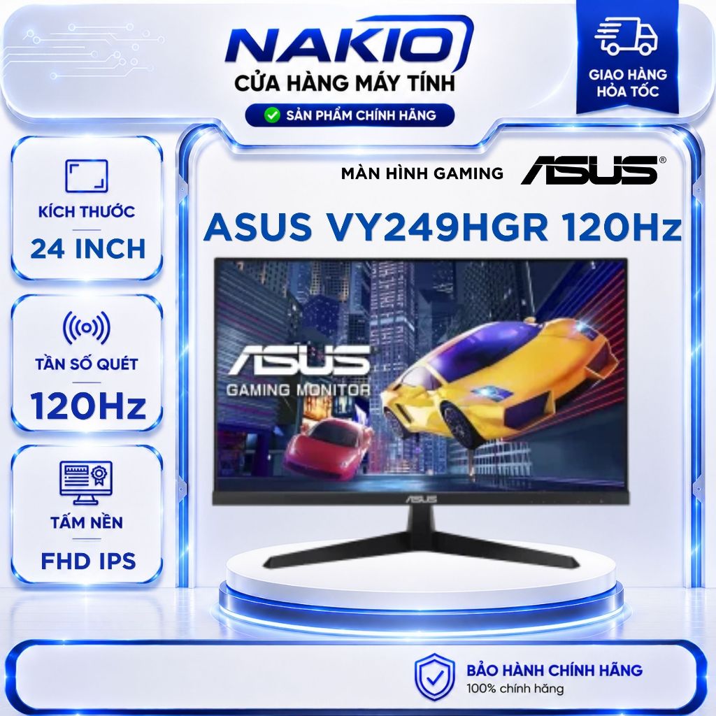 [Hỏa tốc]  Màn hình 24 Inch Asus VY249HGR - VSP 2407S IPS 120Hz - Chuyên gaming nhẹ ,văn phòng chính