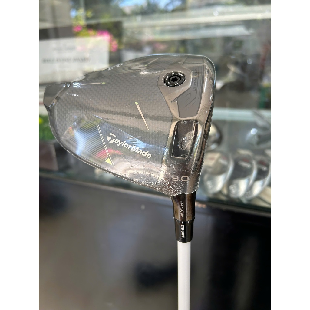 Driver Taylormade Qi35 9* head new shaft cũ Tour AD HD 5 S (có cover) 7478 7479